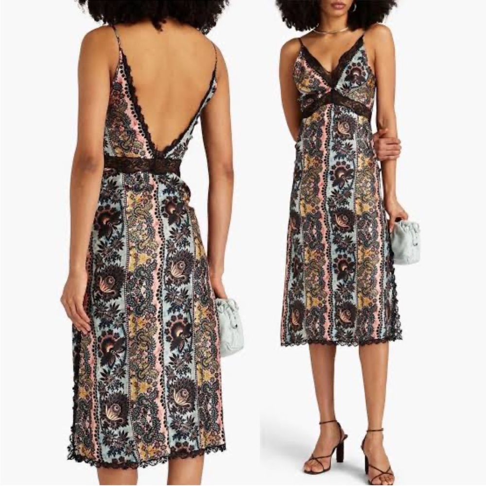 Sandro Multicolor Backless Dress